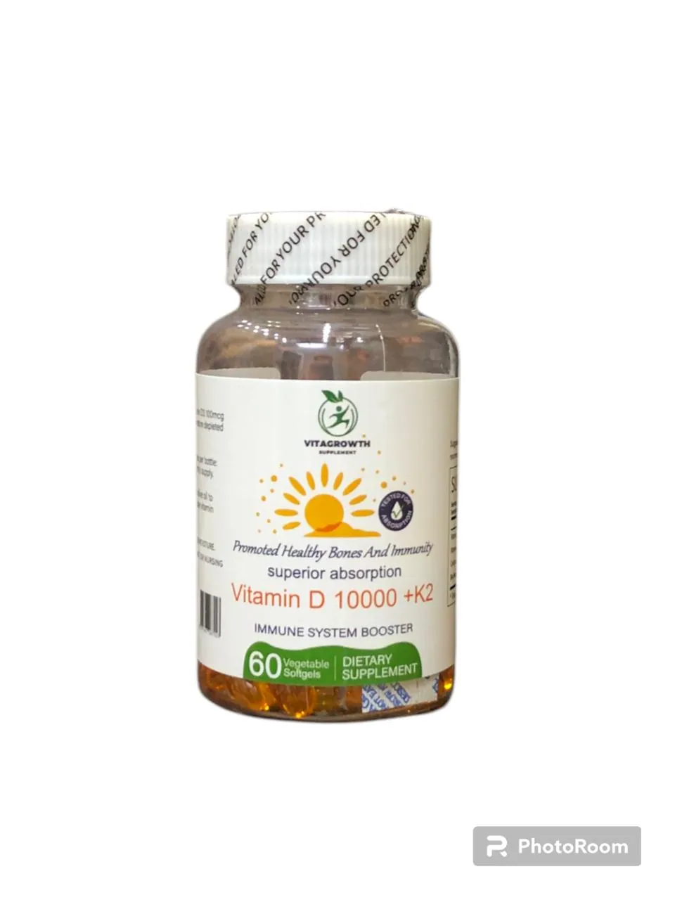 Vitagrowth Multivitamin all in one 90 caps side view