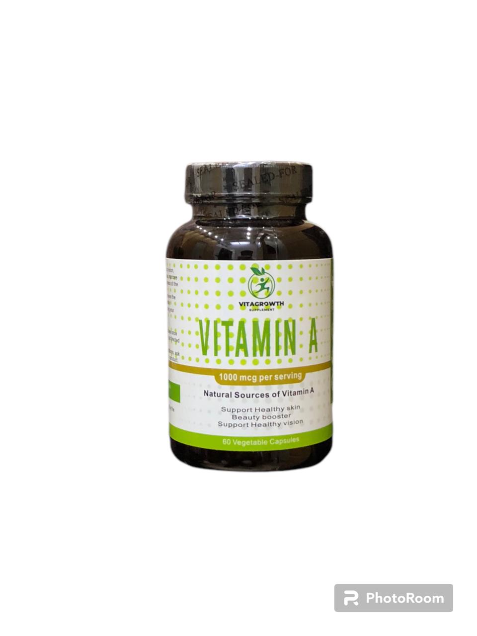 Vitagrowth Vitamin A 1000MG  60CAPS