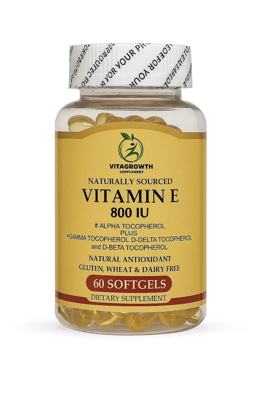 Vitagrowth Vitamin E Complex 800mg 60caps