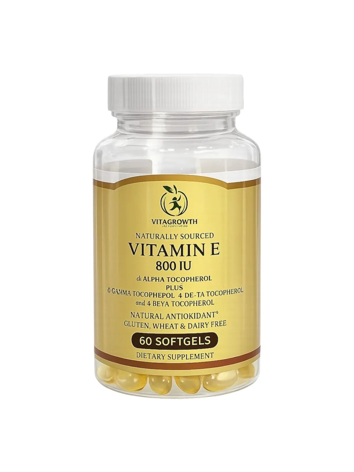 Vitagrowth Vitamin E Complex 800 mg 60 caps