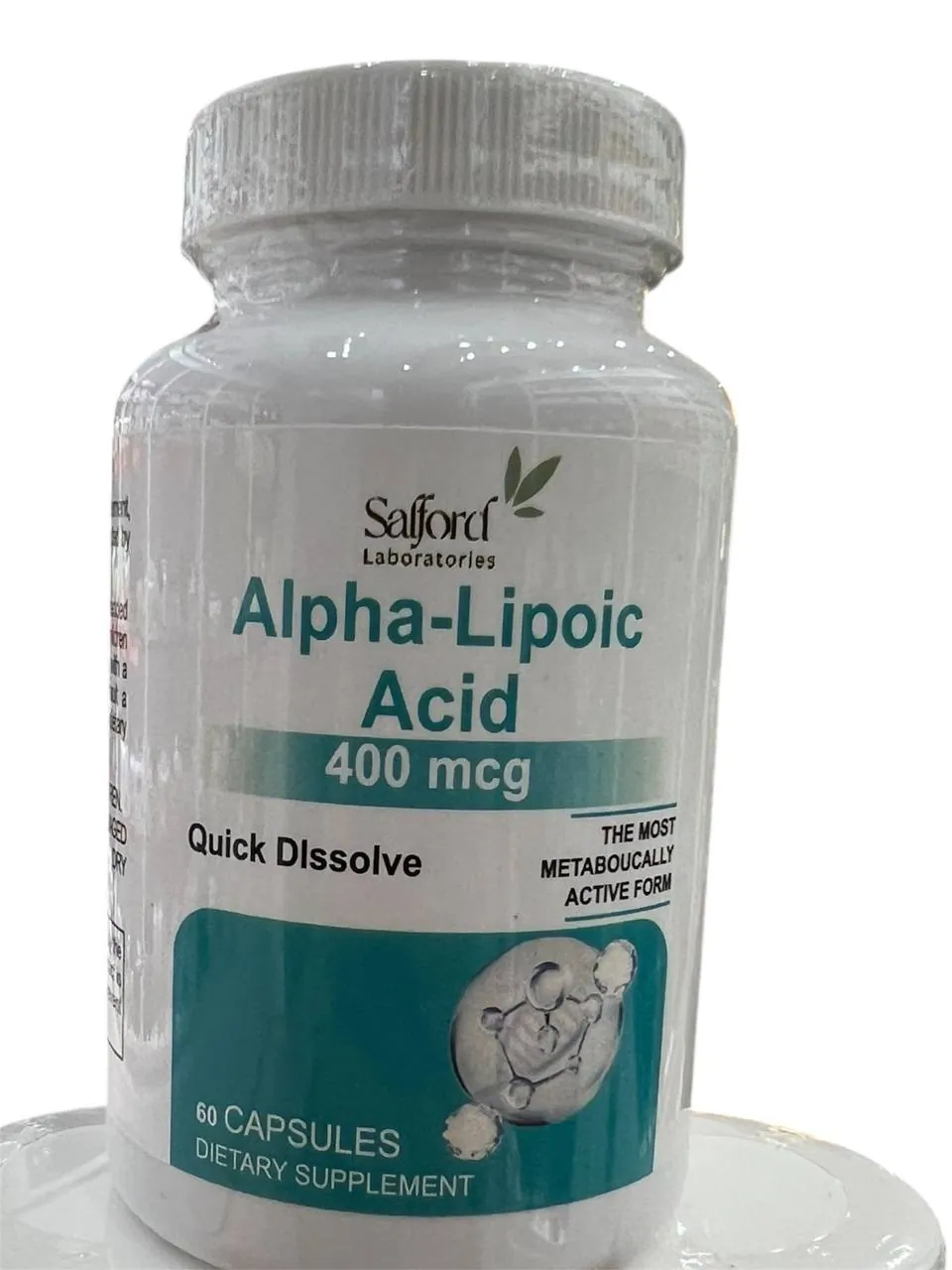 Safford Alpha‑Lipoic Acid 400 mg capsules