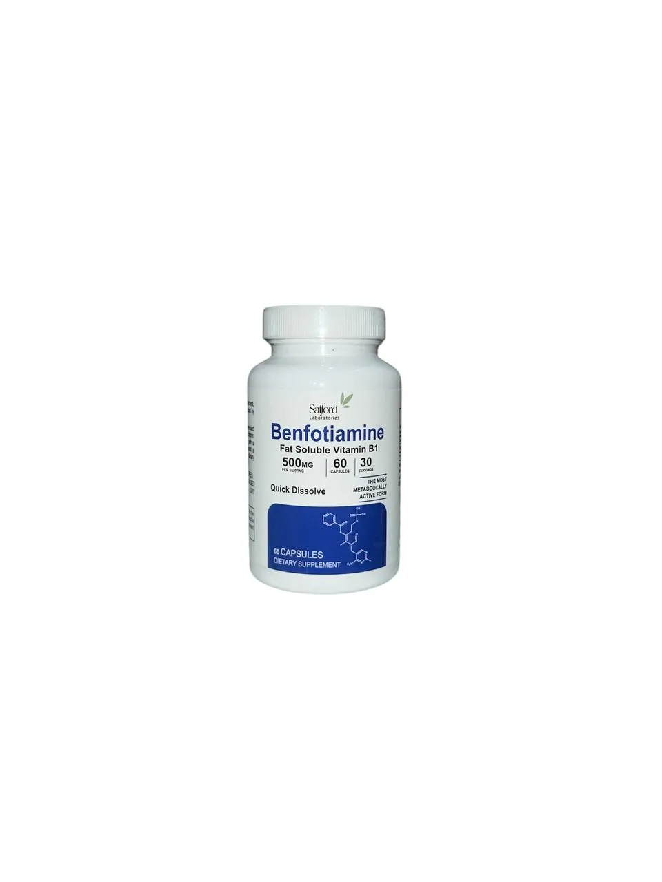 Safford Vitamin B1 (benfotiamin) 500 mg capsules