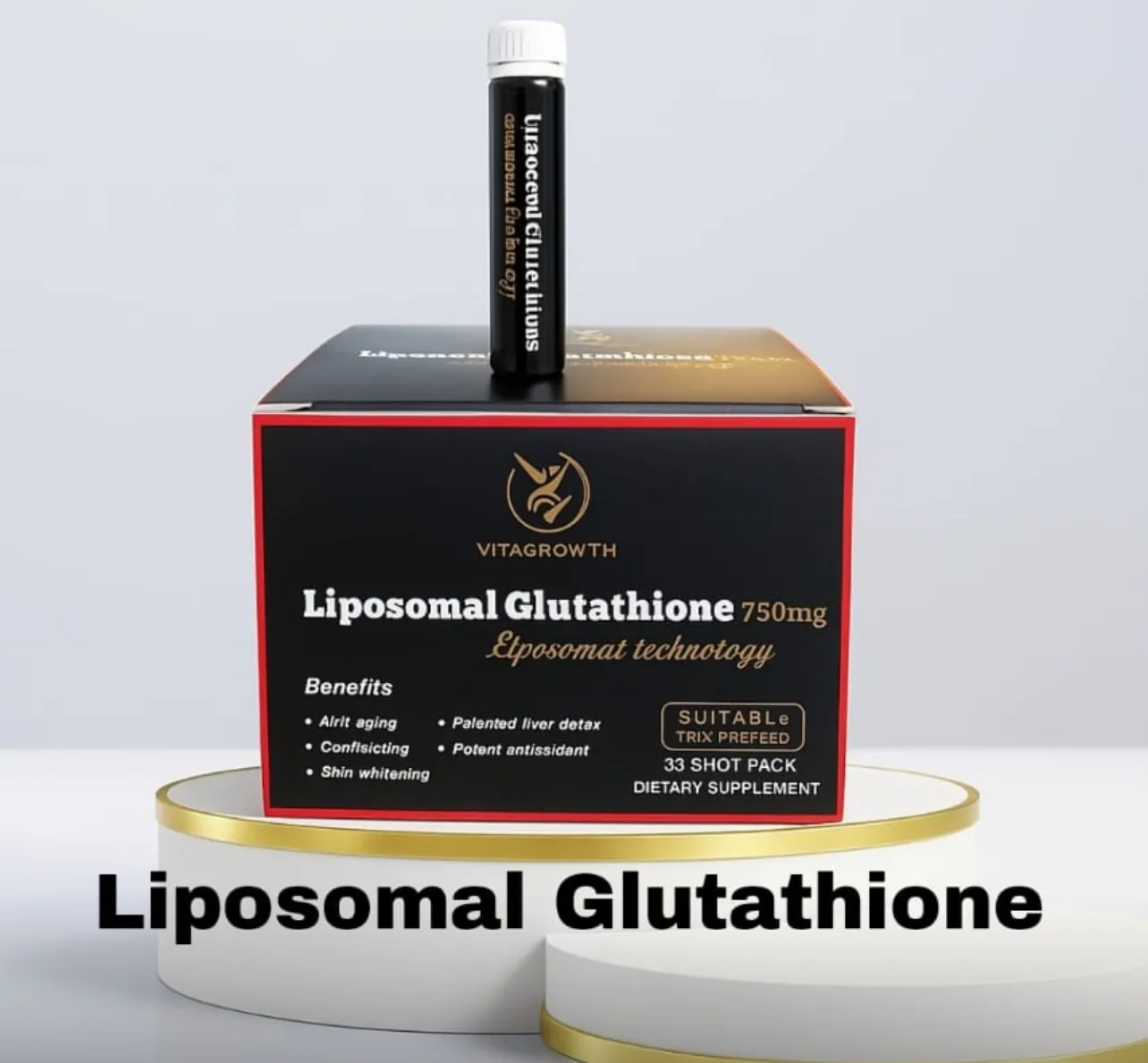 VITAGROWTH LIPOSOMAL GLUTATHION SHOTS 750mg bottle