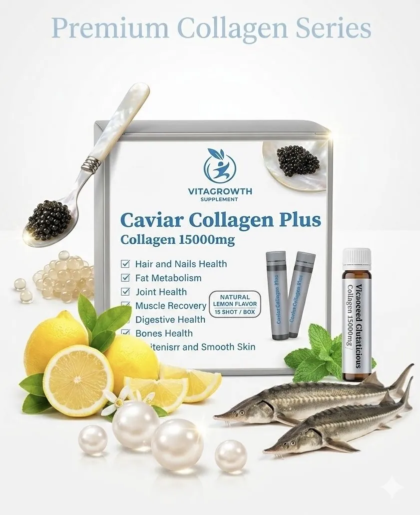 VITAGROWTH Caviar Collagen Plus shots 15 per box