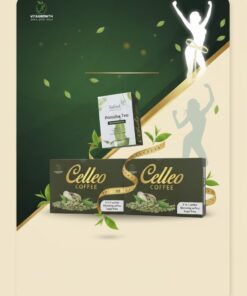 2 Celleo coffee + paradise slimming tea free