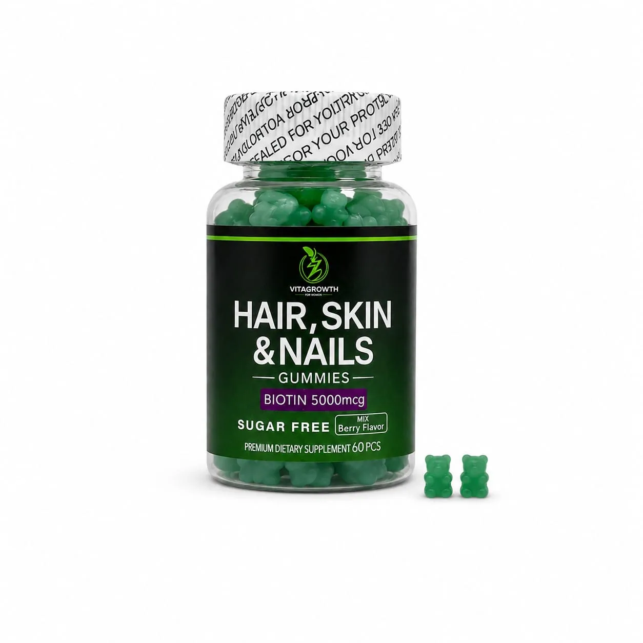VITAGROWTH Hair Skin Nails 60 gummies