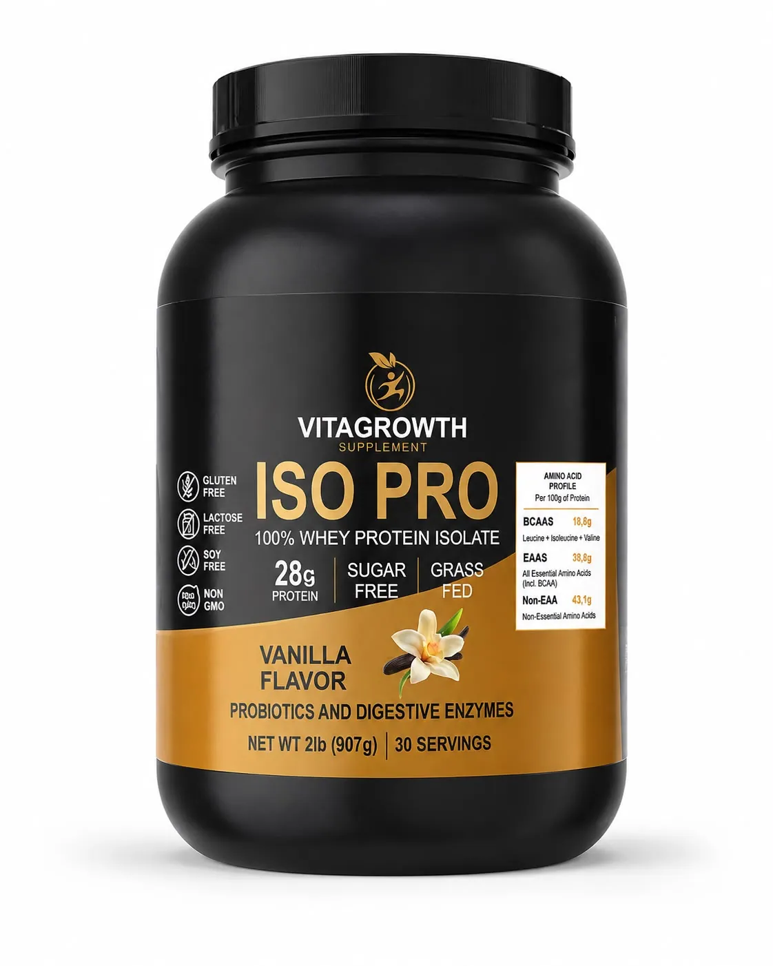 VITAGROWTH ISO PRO VANILLA 2lb